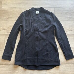 Cabi Around The Clock Center Blazer Jacket Black Hidden Zip Up 5480 Size Medium